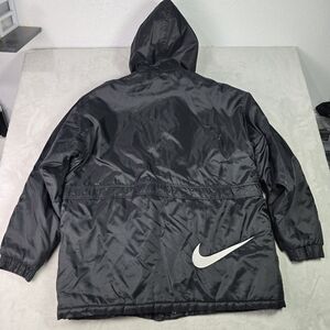 VTG 90s NIKE Puffer Jacket Trench Coat Stadium Parka 2XL